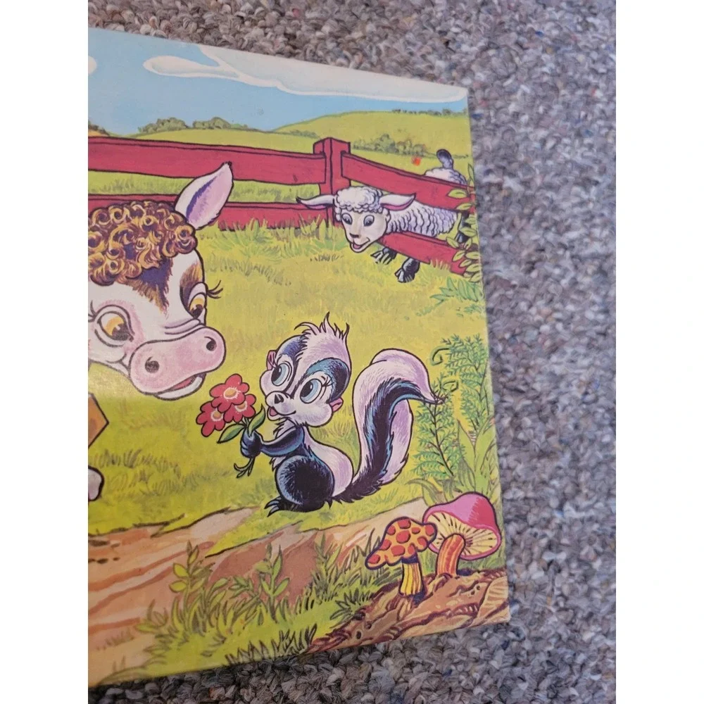 Milton‎ Bradley Farm Scene Puzzle 60 Series Vintage 1977 Kids Toy games Retro